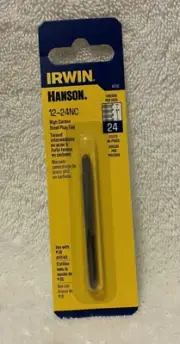 Irwin Hanson 12-24NC High Carbon Steel Plug Tap #8032