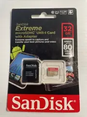 SanDisk Extreme microSDHC 32GB 100MB/s UHS-I A1 V30 Memory Card
