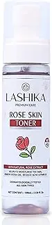 Lashika Rose Skin Toner for All Skin Types - Moisturise Skin, Remove Extra Oil, Reduce Acne, Pimple for Men, Women (100 Ml)