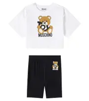 [Moschino Kids] Moschino Kids Cotton-blend top and shorts set Y 14 multicoloured