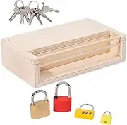 Gadpiparty 1Set Learning for Educational Keys and Locks for Promotes Creativity and Problem Solving Skills Safe and Design for Interactive Play