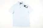 HUGO BOSS PRESS 56 LIGHT BLUE SMALL LINEN BLEND POLO SHIRT MENS NWT NEW