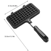 Dual Household Kitchen Gas NOn Stick Waffle Maker Pan Mould Mold Press H