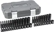 48 Pc. 1/4" Drive 6 Pt. Impact Socket Set, Standard & Deep, Sae/Metric - 84902