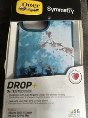 NEW! OtterBox iPhone 2021 X-Large/iPhone 12 Pro Max Symmetry Case-Seas the Day