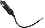 JECOMPRIS Car Air Pump Extension Cord Cigarette Lighter Socket Lead 12v Plug Versatile Easy to Install