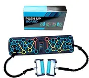 Push Up Board - Press Up Board For Men | Fitness Board With Non-Slip Handle | Foldable Pushup Stands System | Multifunctional Home Workout Equipment | Strength Training Aid