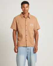 Workgear Denim Shirt in Almond