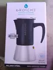 Milano Steel 6 Espresso Cup Stovetop Espresso Maker: Stainless Steel Moka Pot