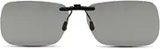 Clip-on 3D Glasses 0.72mm Thickness for Myopia Watching Passive Circular Polarized 3D Glasses for 3D TV Movie Cinema