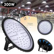 5Pcs 300W UFO LED High Bay Lights Warehouse Industrial Shed Factory Lamp AU Plug
