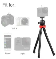 Universal Octopus Stand Tripod Mount Holder for iPhone Cell Phone Camera Gopro