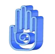 Hand Shape Clay Cutter | Premium 3D Printed Clay Cutters | Crafting Tools for Ar