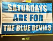 Football Flag FREE SHIPPING Duke Blue Devils NFL NCAA Beer Cave USA Sign 3x5'