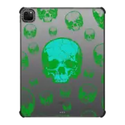 iPad Pro 12.9-inch (5th/6th gen) iPad Impact Case Green Skull Pattern