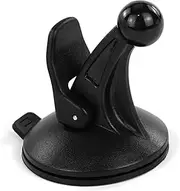 BOROLA Universal Replacement Cradle Removable Suction Cup Car Mount 17mm Swivel Ball GPS Holder Compatible for Garmin Nuvi