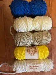 Vintage Elefant Cord 100%Textured Herculon Olefin Fiber for Macrame 50yd 7MM