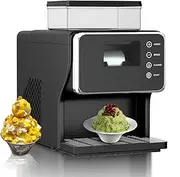TMYICE Portable Shaved Ice Maker, Fast Cooling, Stainless Steel, Snowflake Ice, 20kg/44lbs Daily, Compact Design