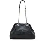 [Marc Jacobs] Marc Jacobs The Leather Chain Sack Bag ONE SIZE BLACK