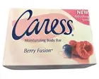 1 Bar Caress Soap Berry Fusion Moisturizing Body Bar 4.75 Ounces (Discontinued)