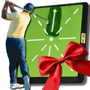 Golf Hitting Mat, Golf Practice Swing Mat, Golf Practice Mat for Swing Path D...