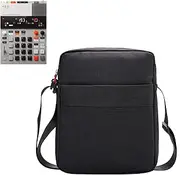 AJFHKJ Pocket Operator Bag Case Teenage Engineering K.O.II Soft Bag, Splashproof Protective Pouch Bag for EP-133 K.O II Sampler, Synthesizer, Drum Machine Pocket Adjustable Backpack(Black)