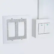 Shiny Outlet Covers Durable Switch Socket Stickers Bedroom Wall Plate Cover