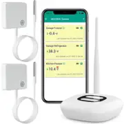 WiFi Thermometer Freezer Alarm, Email Alert, App Notification, Data Record Ex...