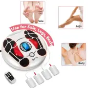 TENS ENS Foot Stimulator Massage Circulation Machine Booster for Varicose Veins