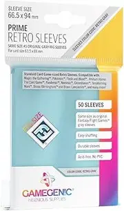 Gamegenic Prime Retro Sleeves - Multi-Language (Includes Spanish)