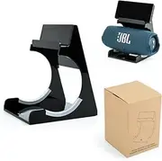 Desktop Stand for JBL Charge5/6/5 WiFi Wireless Portable Bluetooth Speaker,Acrylic Display Stands,Anti-Slip Table Supports (Black)