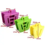 Assorted Sizes Autoclave Mouth Silicone Props Bite Blocks Dental 6Pcs
