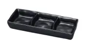 Yanco China BP-4033 Black Pearl Asian Style Melamine 2 oz. Sauce Dish - 6 Doz