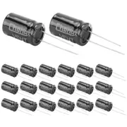 20 Pcs 13x21mm 2200uF 25V Radial Aluminum Electrolytic Capacitors as shown