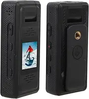 Sxhlseller 4K Mini Action Camera, 12MP WiFi Back Clip Video Recorder, Wearable Body Cam with 1.3in Screen, 180 Degree Rotatable Lens for Traveling Cycling Vlogging