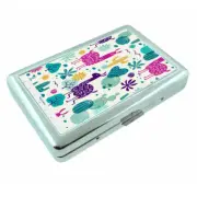 Llamas D2 Silver Metal Cigarette Case RFID Protection Wallet