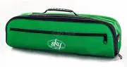 SKY Brand High Quality Flute Hard Case COVER with Pocket/Handle/Strap(Green)