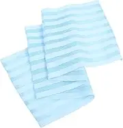 VICASKY 2pcs Exfoliating Shower Towel Long Back Scrubber Bathing Washcloth with Embossed Striped Design for Body Cleansing and Enhanced Bathroom Decor