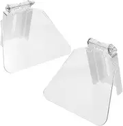 COHEALI 1 Pair Transparent Eye Shield Cover for Bench Grinder Durable Protective Attachment for Grinding Wheel Machines Effortless Installation Replacement Sturdy Design for Comprehensive
