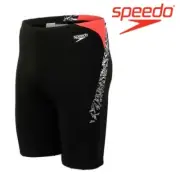 SPEEDO Mens Boom Splice Jammers - Black/White ( 30”)