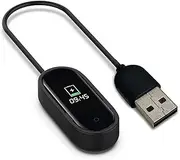 USB Charging Cable Charger Fitness Sport Tracker for Xiaomi Mi Band 4 (Black)