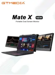 Dual Portable Monitor Triple Fold 1080P IPS Screen Extender For Laptop 13-17.3"
