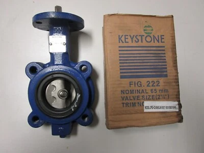 VALVE - BUTTERFLY VALVE 2-1/2" MODEL CPQ+22-0065L0A10017-I0S10S9E100KB - NEW