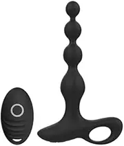 CHERRYDELICE Vibrating Balls with Remote Control, 10 Vibration Modes, Man and Women, Silicone, USB Rechargeable (Black)