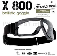 在飛比找露天拍賣優惠-護目鏡 法國 BOLLE Tactical X800 透明 