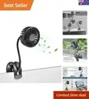 Clip on Fan Usb Fan mini Fan Battery Operated Desk Fan with Emergency Power B...