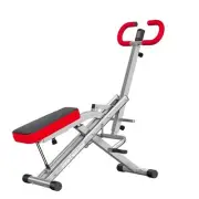 Squat Machines Rowing Machine, Foldable & Full Body Exercise Workout Red