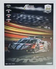 2025 Signed #50 AF Corse Ferrari Hero Card Rolex 24 Daytona IMSA GTD Leclerc