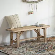 NEW Vintiquewise 46'' Wooden Bench Farmhouse Entryway Organizer