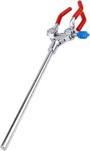 JECOMPRIS 3 Flask Clamp Three-claw Clip Hip Flasks Pink Hip Flask Pipe Clamp Clamps Woodworking Vent Adjustable Bolt Cabinet Laboratory Accessories Corner Clamp Weight Tools Stainless Steel